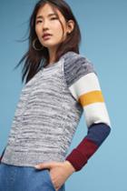 Moth Adrian Striped Bomber Cardigan