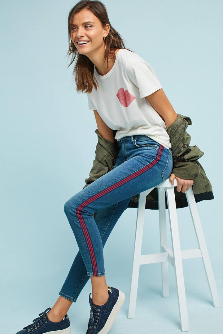 Current/elliott The Stiletto High-rise Skinny Cropped Jeans