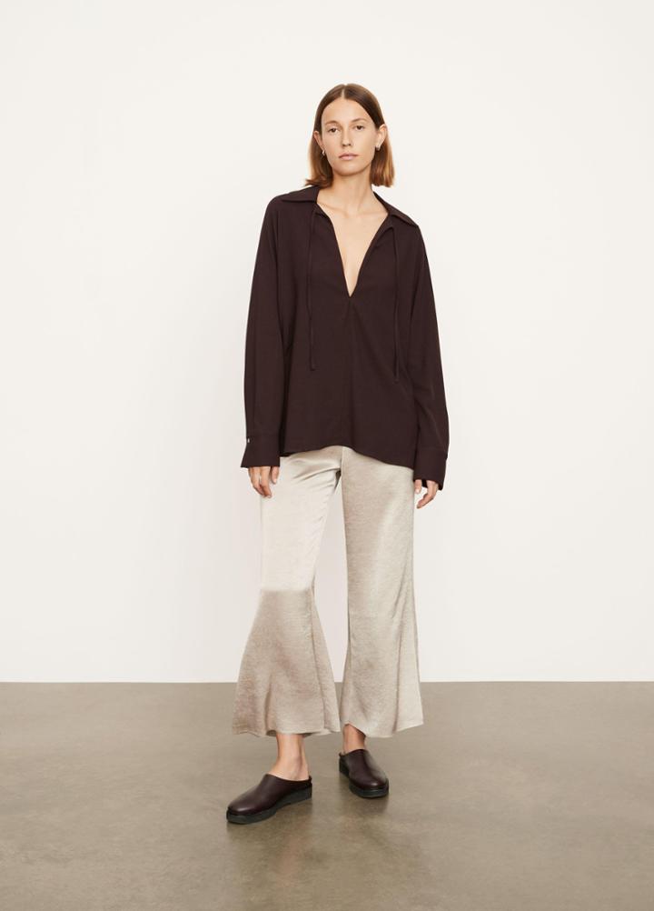 Vince Tie Neck Collar Blouse