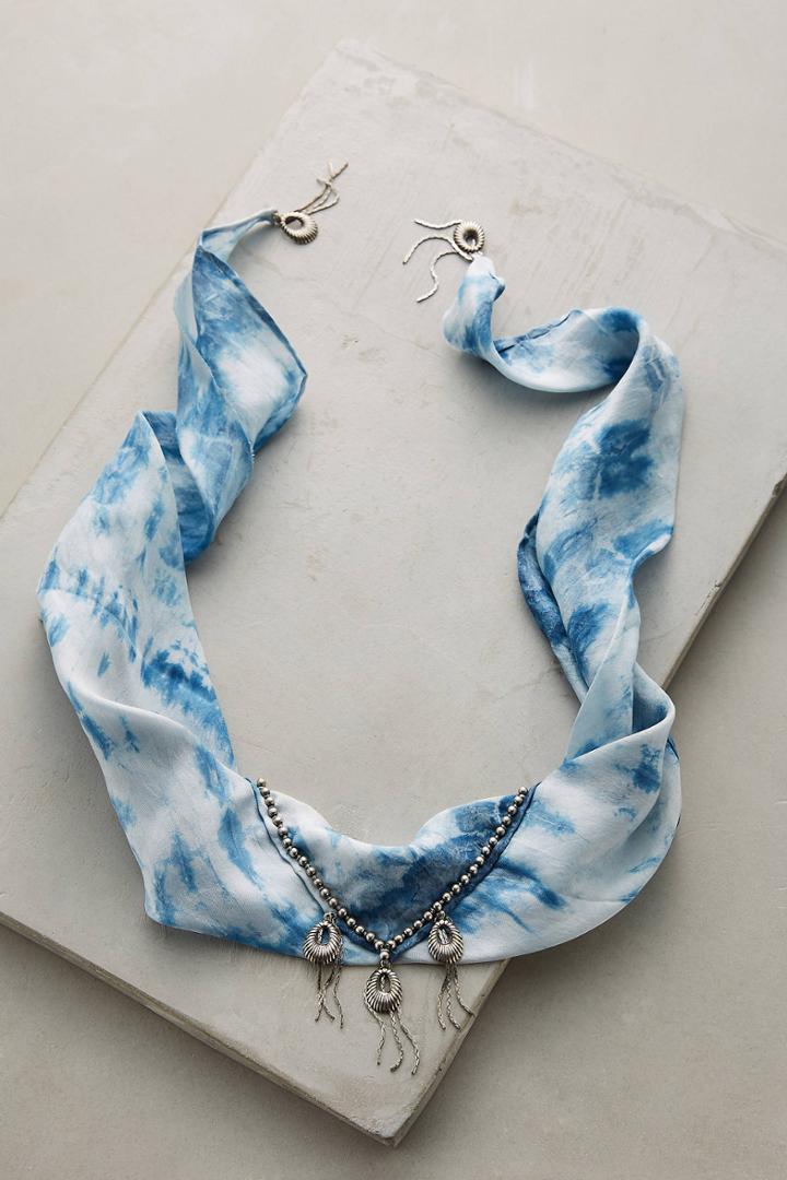 Dannijo Adira Silk Bandana Choker