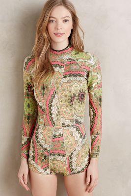 Cynthia Rowley Paisley Wetsuit Pink