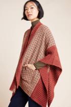 Sita Murt Tweed Poncho Cardigan