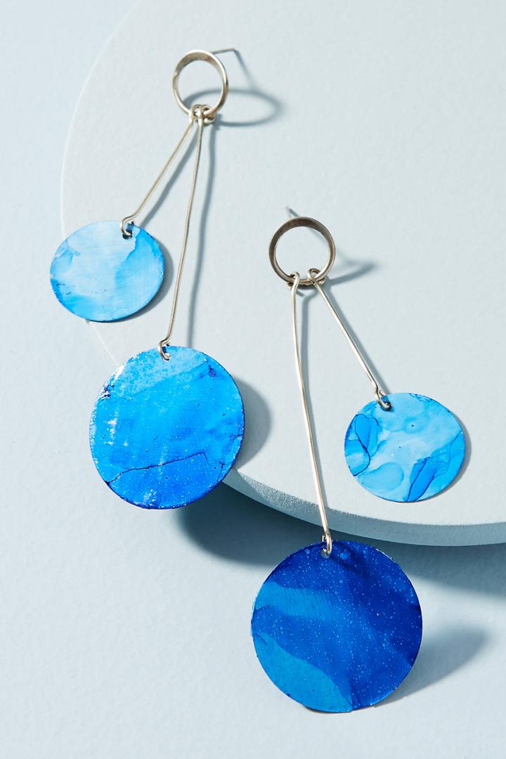 Sibilia Movement Double Baton Drop Earrings