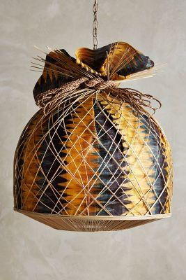 Anthropologie Kenaf Pendant Lamp