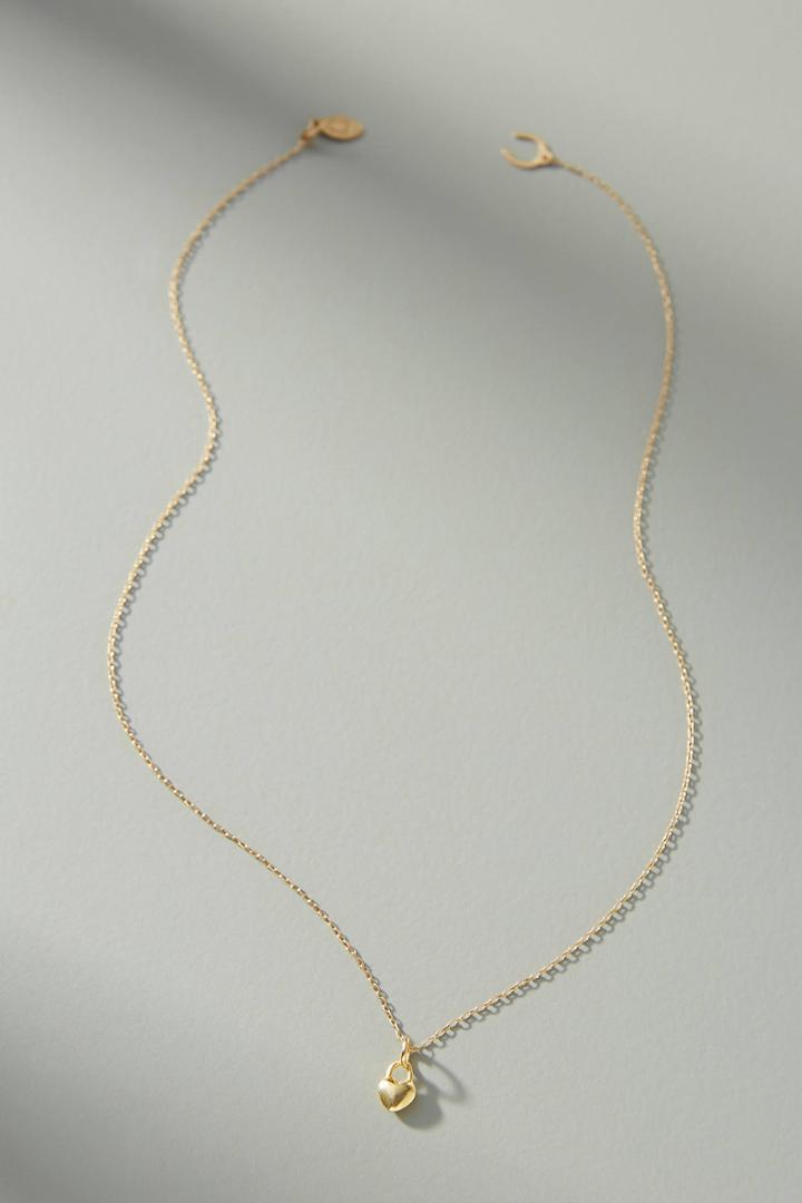 Giles & Brother Heart-shaped Lock Necklace