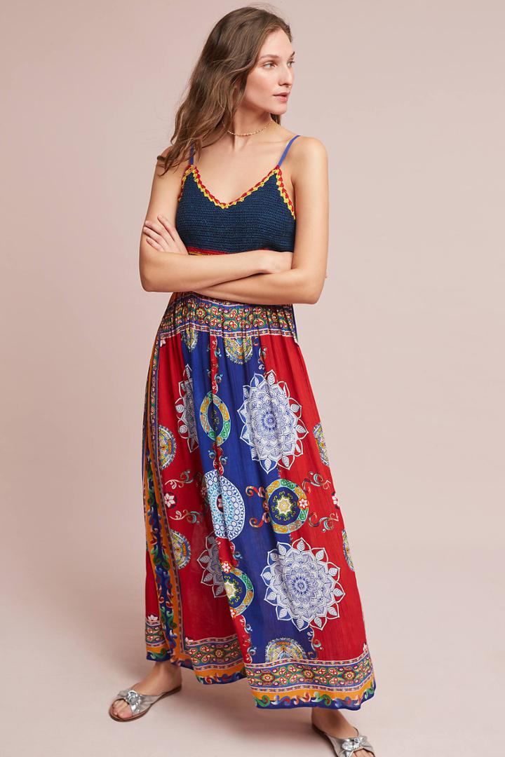 Raga Esmera Crocheted Maxi Dress
