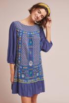 Akemi + Kin Patna Embroidered Tunic Dress