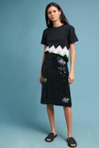 Cynthia Rowley Sequined Pencil Skirt