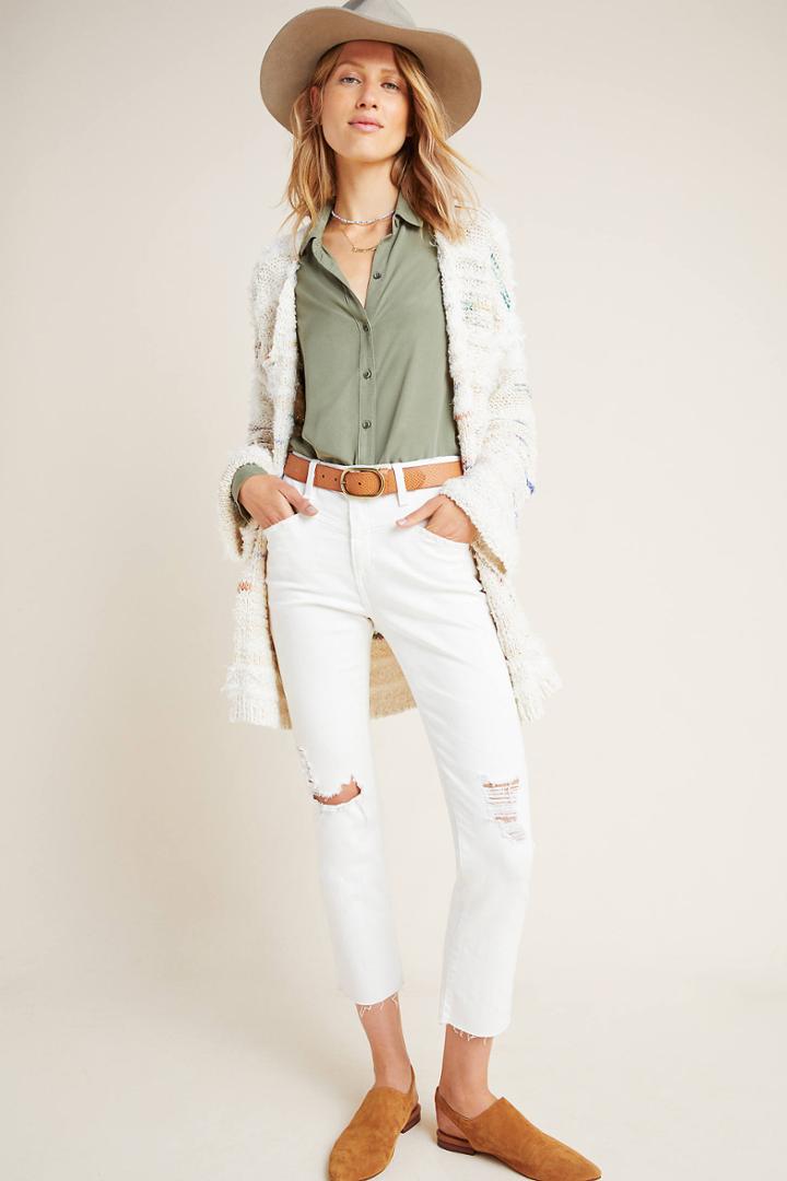 Anthropologie Margo Rainbow Cardigan