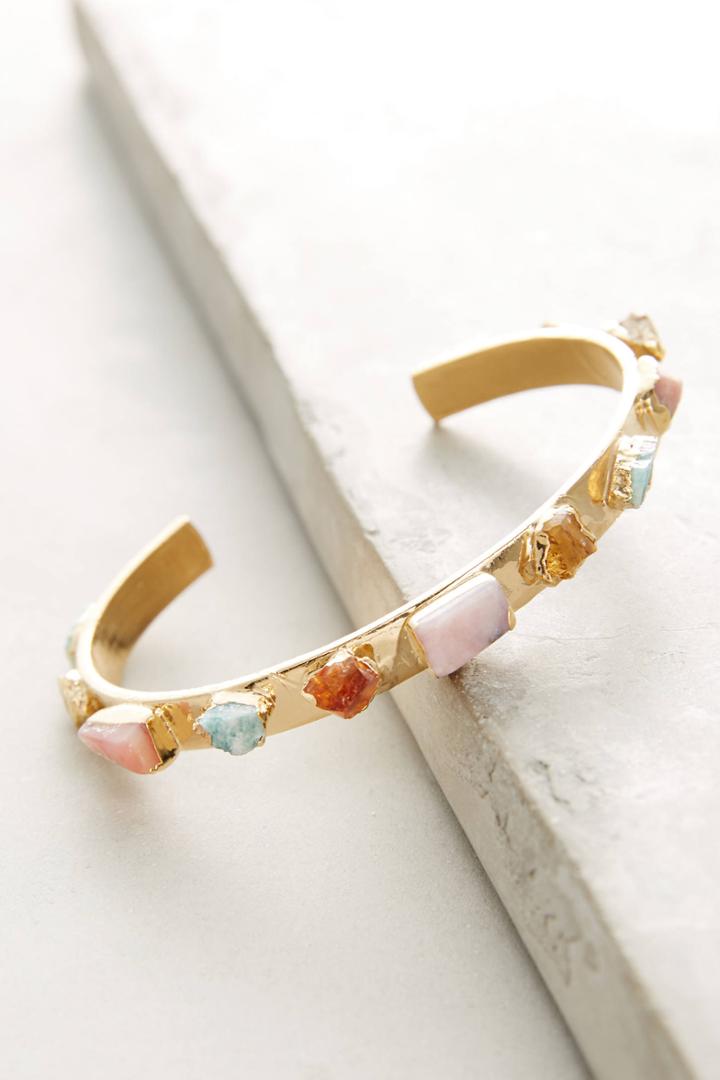 Dani Barbe Gemstone Narrow Cuff