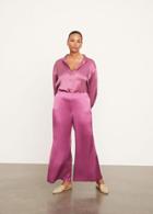 Vince Satin Wide Flare Pant