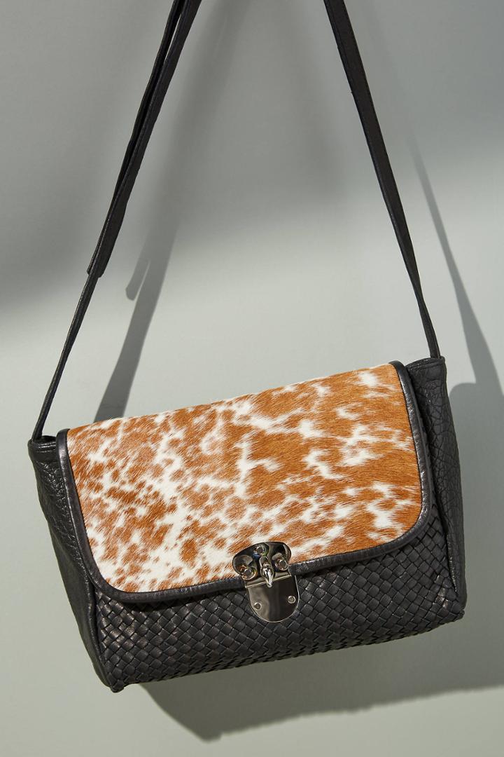 Claramonte Chamaco Calf Hair Crossbody Bag