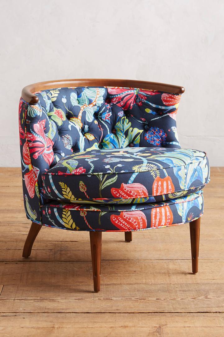 Anthropologie Thea-printed Bixby Chair