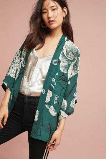 Duet Verdure Floral Kimono