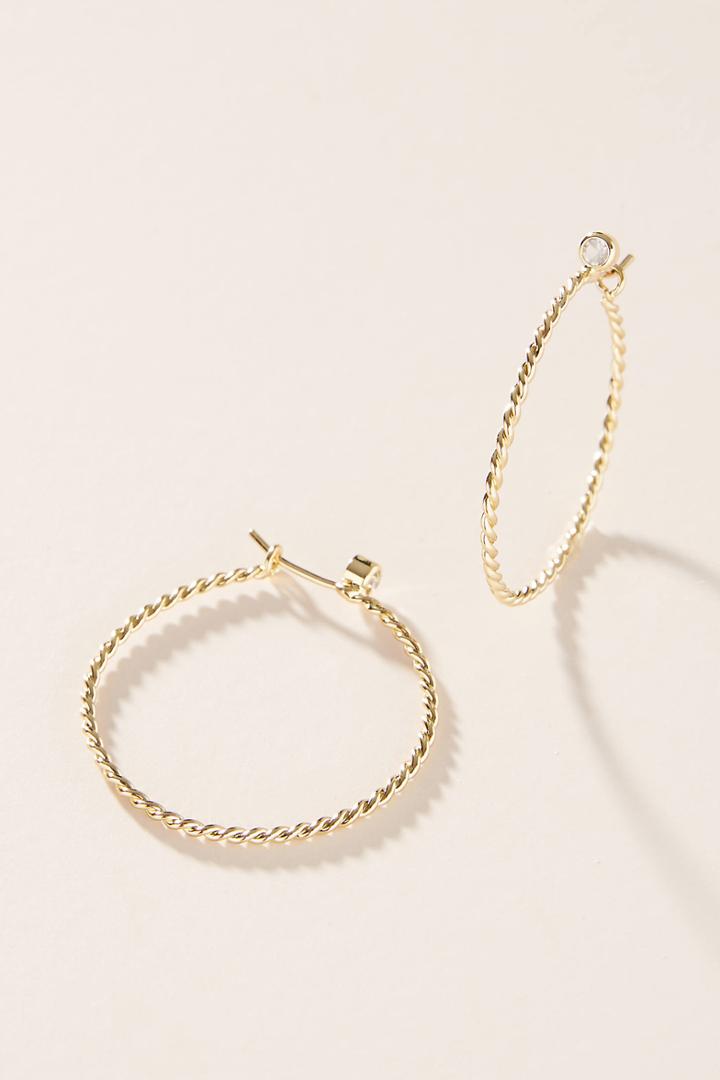 Anthropologie Alex Hoop Earrings