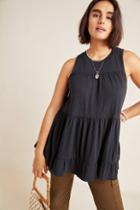 Anthropologie Georgia Tiered Babydoll Tunic