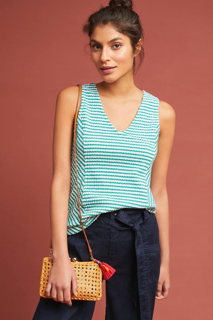 Maeve Franconia Striped Tank