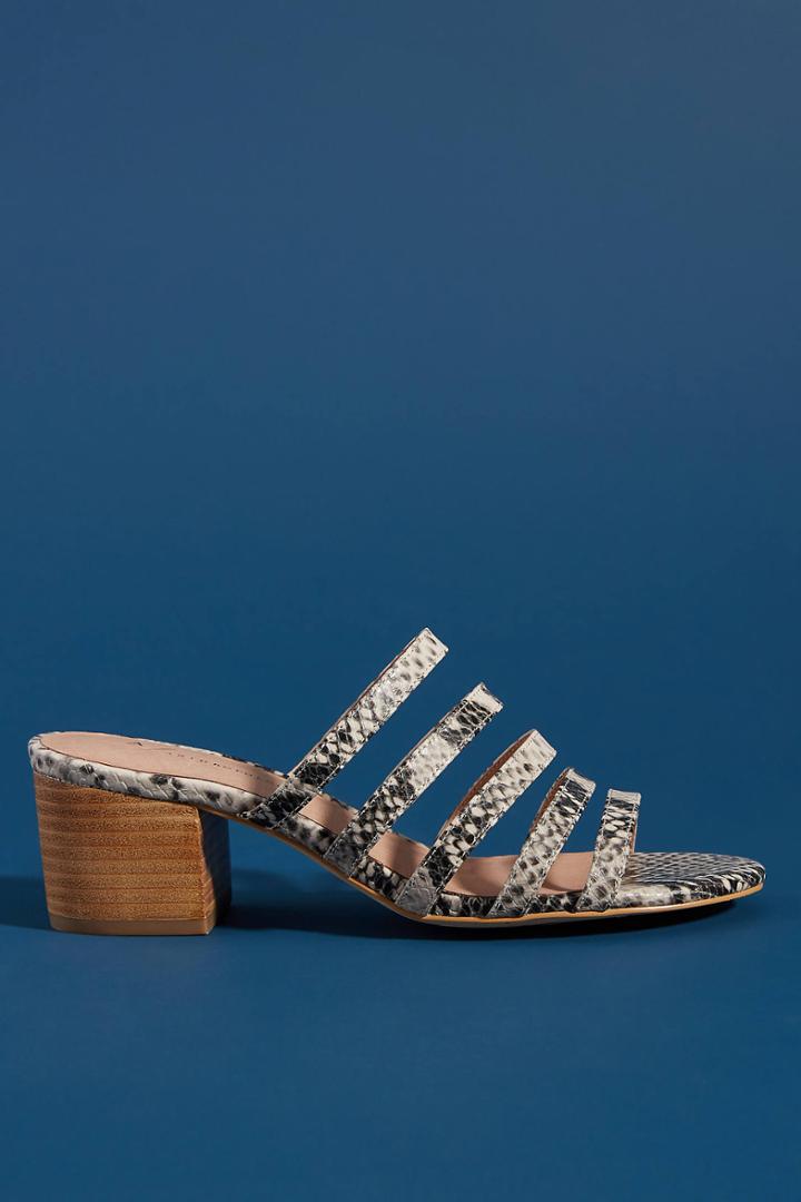 Anthropologie Belinda Strappy Block Heels