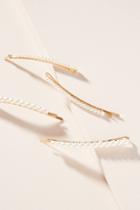 Anthropologie Flannery Pearl Bobby Pin Set