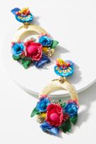 Ranjana Khan Vibrant Flower Drop Earrings