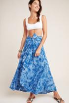 Anthropologie Tiare Hawaii Azure Maxi Skirt