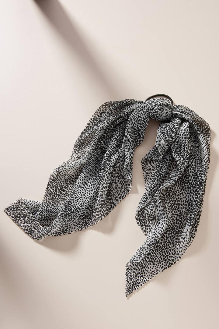 Anthropologie Prowl About Scarf Pontail Holder Set