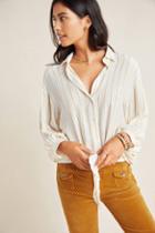 Anthropologie Tailor Striped Buttondown