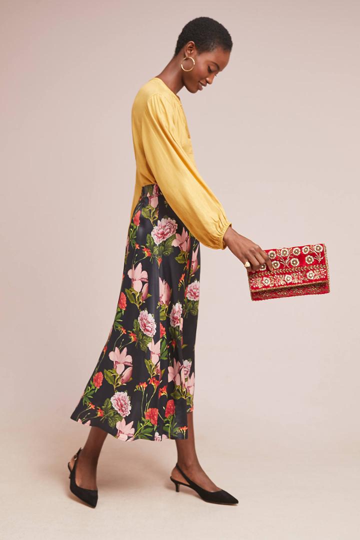 Just Female Verdant Floral Skirt
