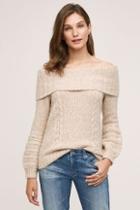 Sleeping On Snow Neves Off-the-shoulder Pullover