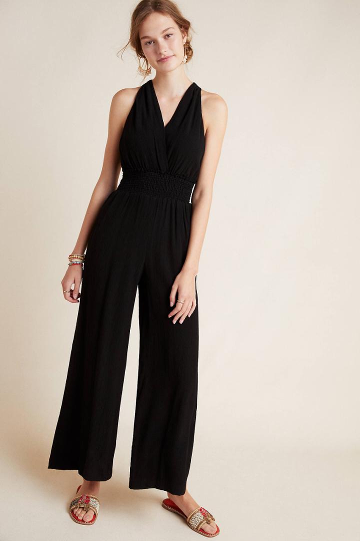 Anthropologie Bionda Plisse Jumpsuit