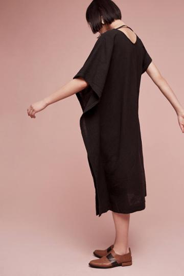 Uzi Nyc Asymmetric Carroll Tunic Dress