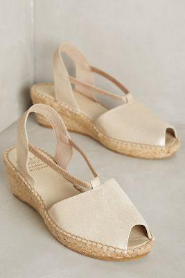 Andre Assous Dainty Espadrilles Silver