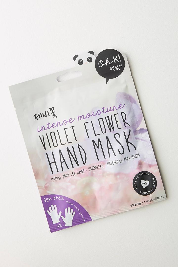 Oh K! Intense Moisture Violet Flower Hand Mask