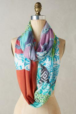 Anthropologie Primavera Patchwork Loop