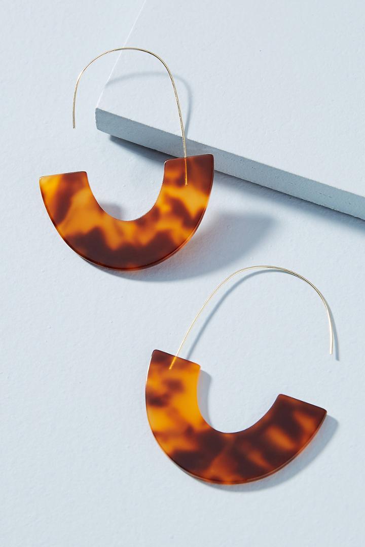 Anthropologie Joss Demi-hoop Earrings