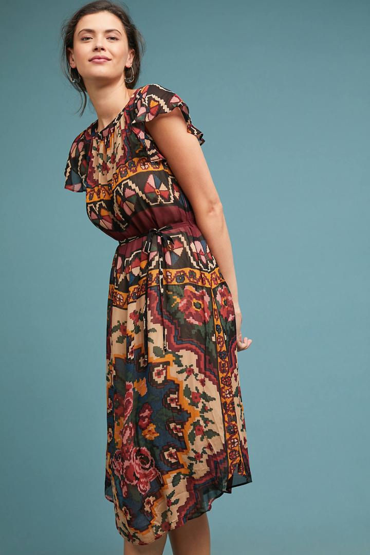 Akemi + Kin Mosaic Midi Dress