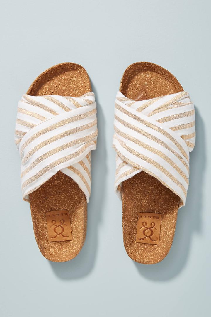 Anthropologie Figue Suki Slide Sandals