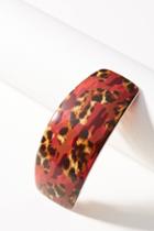 France Luxe Tapered Leopard Barrette