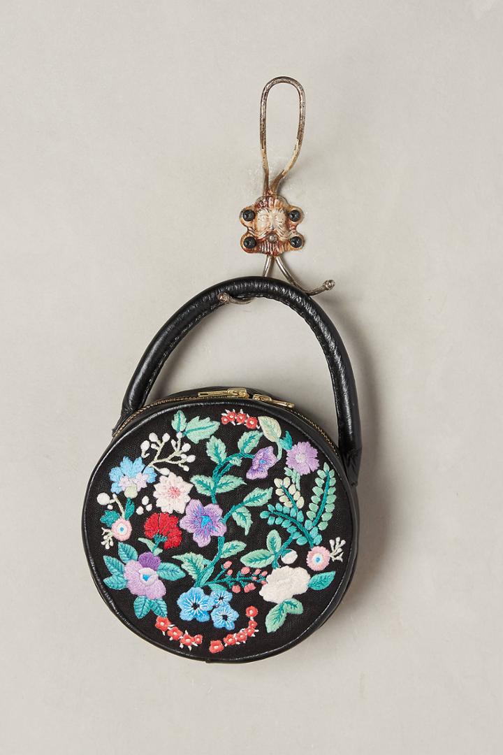 Indego Africa Embroidered Circle Bag