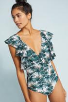Patbo Palm-printed One-piece Swimsuit