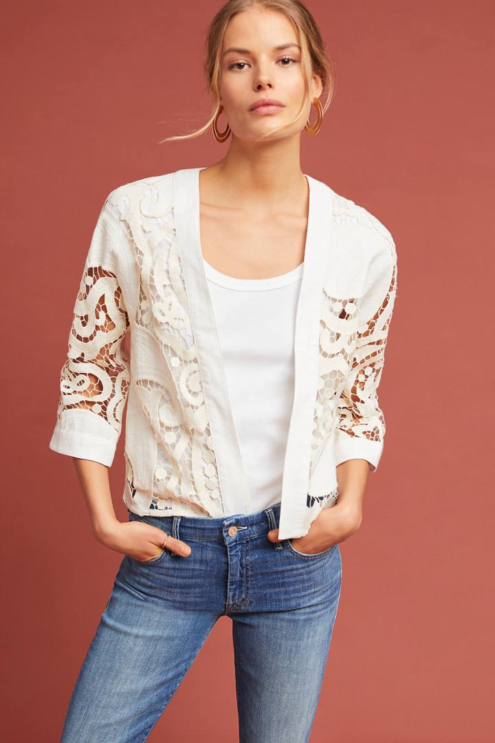 Ett:twa Romantic Lace Kimono Jacket