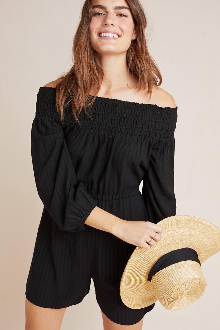 Amadi Velacruz Off-the-shoulder Romper