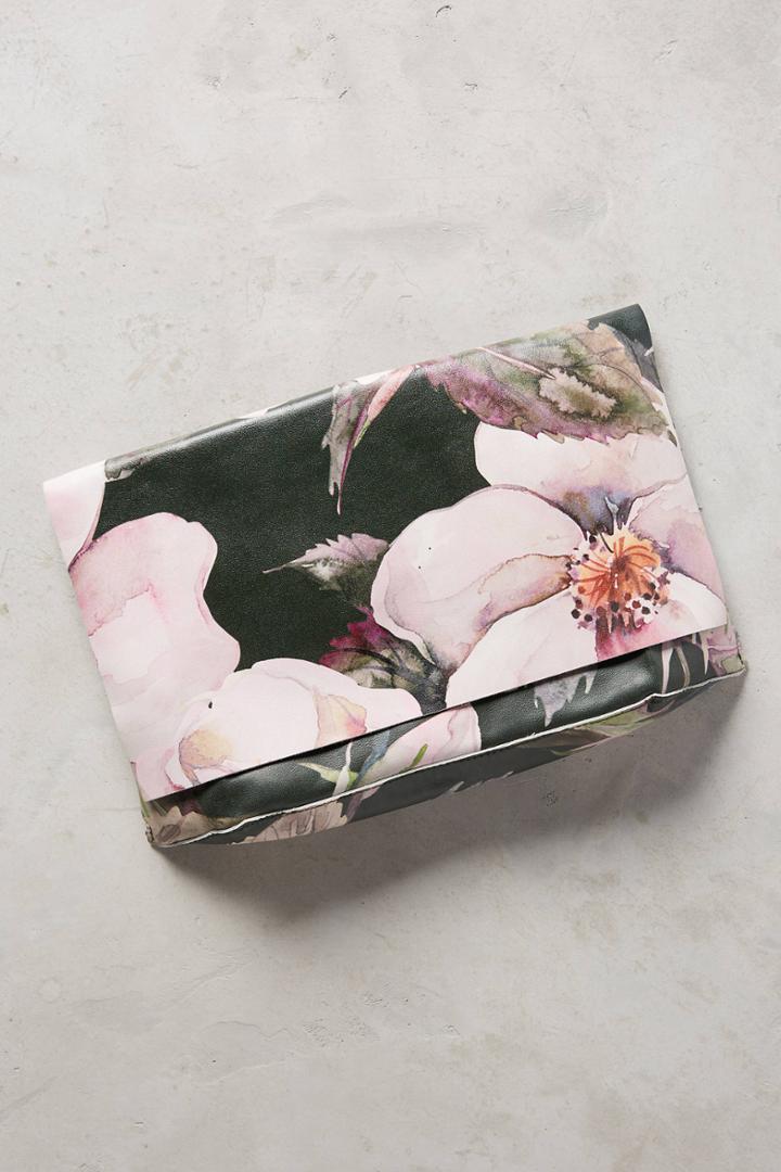 Anthropologie Flora Foldover Clutch