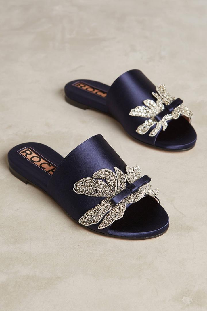 Rochas Gem Floral Slides