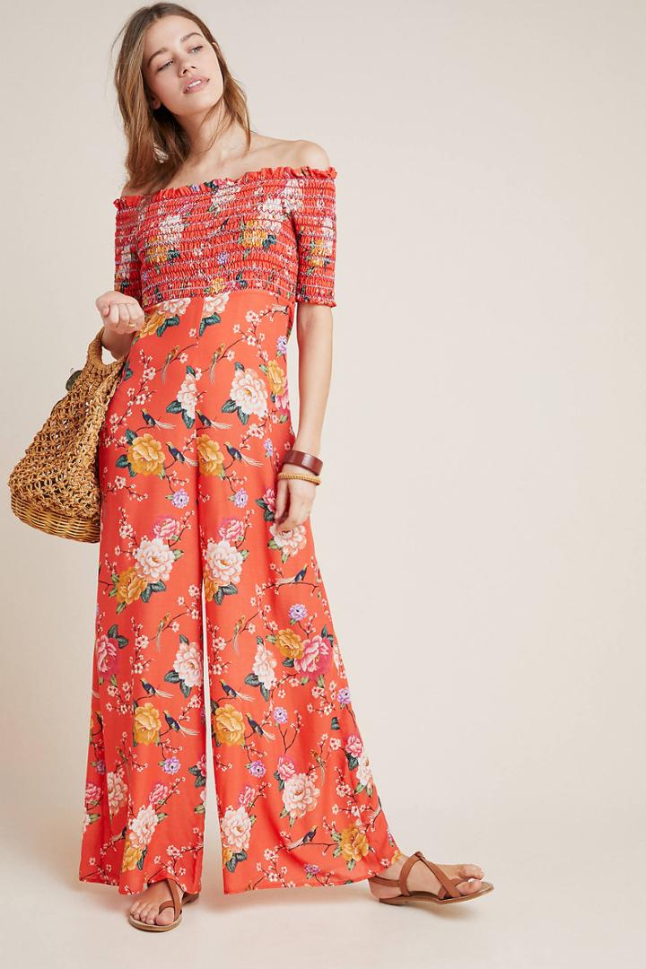 Farm Rio Paraiso Off-the-shoulder Jumpsuit
