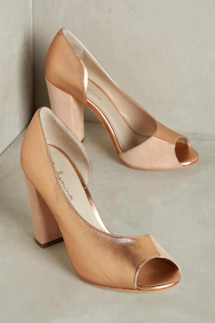 Guilhermina Rose Gold Heels