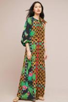 Cynthia Rowley Kipling Silk Maxi Dress