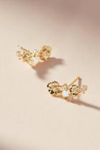 Anthropologie Wild Rose Climber Earrings