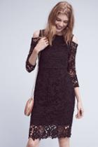 Shoshanna Willa Open-shoulder Lace Dress