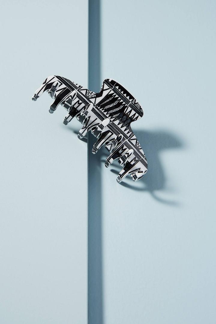 Alexandre De Paris Graphite Hair Clip